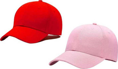 Rozti Solid Sports/Regular Cap Cap(Pack of 2)