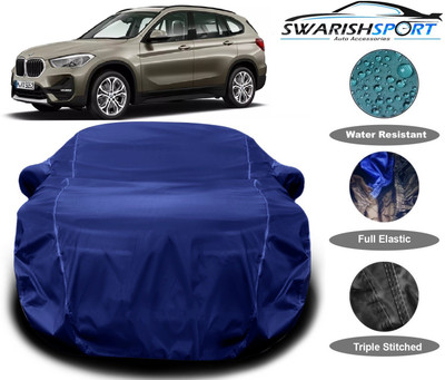 Swarish Car Cover For BMW X1 (With Mirror Pockets)(Blue)
