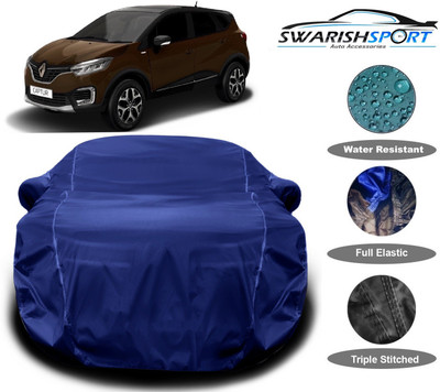 Swarish Car Cover For Renault Captur (With Mirror Pockets)(Blue)