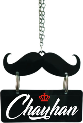 Ridivansh Creations Acrylic Car Hanging CHAUHAN in English Car Hanging Ornament(Pack of 1)