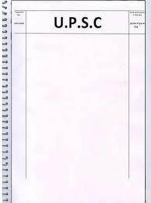SPAREWARE UPSC Mains Practice Answer Sheets Notebook Register Diary UPSC Practice Copy Answer Sheets(A4-200 Page, Pack of 3) A4 Notebook NO 200 Pages  (off white, Blue, Pack of 3)