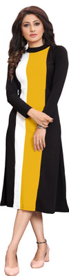 london belly Women Bodycon Multicolor Midi/Calf Length Dress