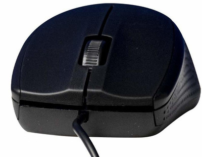 QUANTUAM QHMPL240 Wired Ambidextrous Optical Mouse(USB 2.0, Black)