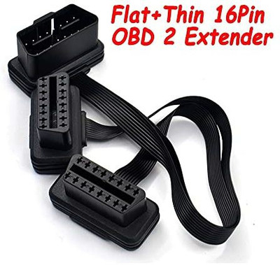 Xsentuals OBD II Extension 16Pin OBD 2 Y Splitter Elbow OBD Interface