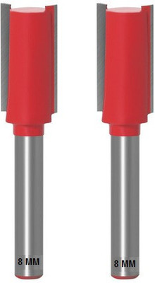 LIEUTENANT SHANK(8MM) ( SIZE-12X20 MM) STRAIGHT Wood Router -Bits. Hand Tool Kit(2 Tools)
