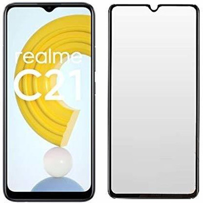 VDAT Edge To Edge Tempered Glass for realme C25Y(Pack of 1)