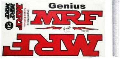 MRF DC MRF GENIUS BAT STICKER WITH BAT GRIP Bat Sticker(Multicolor)