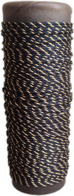 LOOPZE TWISTED CORD Black Thread(18 m Pack of1)