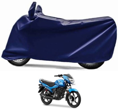 RONISH Waterproof Two Wheeler Cover for TVS(Victor Edge, Blue)