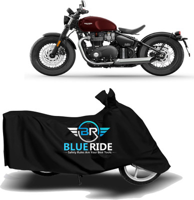 BLOERIDE Two Wheeler Cover for Triumph(Bonneville Bobber, Black)