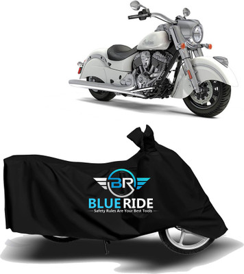 BLOERIDE Two Wheeler Cover for Indian(Chief Classic, Black)