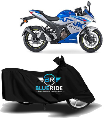 THE REAL ARV Waterproof Two Wheeler Cover for Suzuki(Gixxer SF 250, Black)