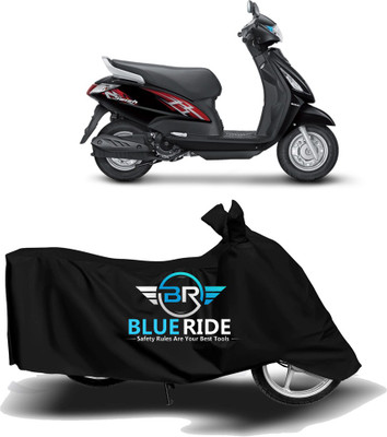 THE REAL ARV Waterproof Two Wheeler Cover for Suzuki(Swish, Black)
