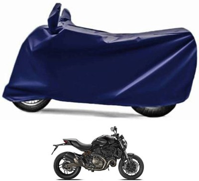 RONISH Waterproof Two Wheeler Cover for Ducati(Monster 821, Blue)