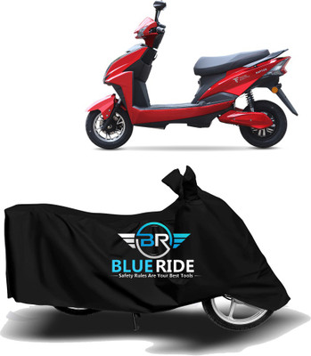 BLOERIDE Two Wheeler Cover for Techo Electra(Raptor, Black)