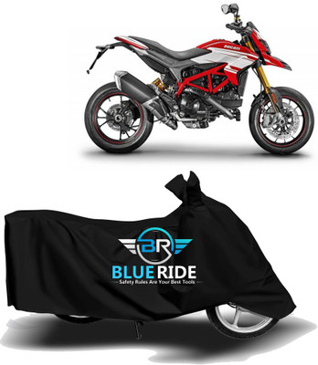 BLOERIDE Two Wheeler Cover for Ducati(Hypermotard, Black)