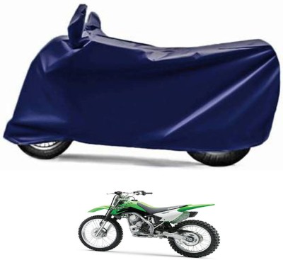 RONISH Waterproof Two Wheeler Cover for Kawasaki(KLX 140, Blue)