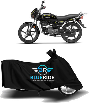 THE REAL ARV Waterproof Two Wheeler Cover for Hero(Super Splendor, Black)