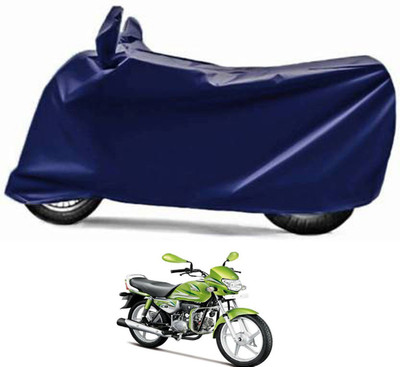 RONISH Waterproof Two Wheeler Cover for Hero(MotoCorp HF Deluxe, Blue)