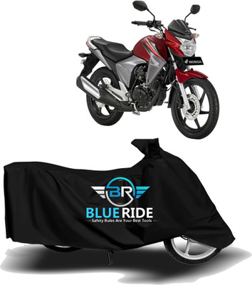 BLOERIDE Two Wheeler Cover for Honda(Dazzler, Black)