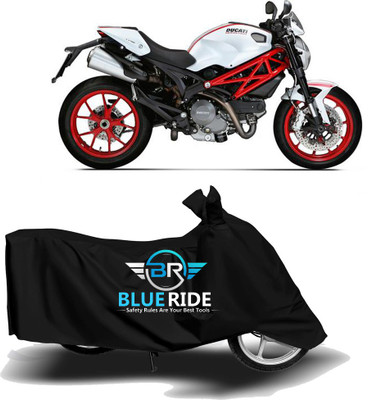 BLOERIDE Two Wheeler Cover for Ducati(Monster 796 S2R, Black)
