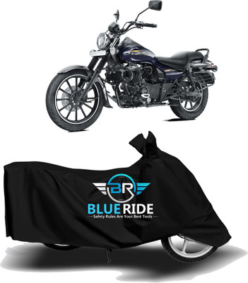BLOERIDE Two Wheeler Cover for Bajaj(Avenger 150 Street, Black)