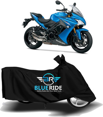 THE REAL ARV Waterproof Two Wheeler Cover for Suzuki(GSX S1000F, Black)