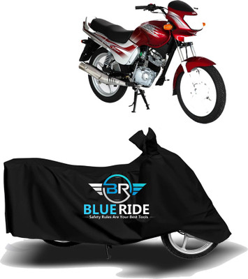 BLORIDE Two Wheeler Cover for TVS(Victor GLX, Black)