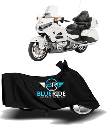 BLORIDE Two Wheeler Cover for Honda(Gold Wing GL1800, Black)