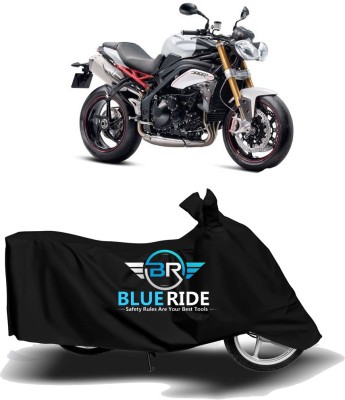 THE REAL ARV Waterproof Two Wheeler Cover for Triumph(Speed Triple ABS, Black)