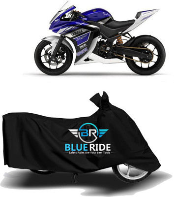 BLORIDE Two Wheeler Cover for Yamaha(YZF R25, Black)