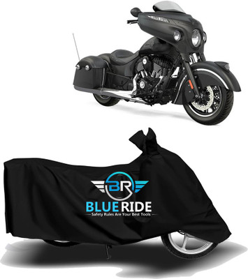 BLOERIDE Two Wheeler Cover for Indian(Chief Dark Horse, Black)