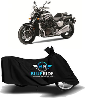 BLOERIDE Two Wheeler Cover for Yamaha(VMAX, Black)