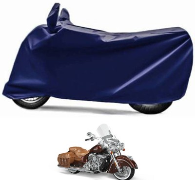 RONISH Waterproof Two Wheeler Cover for Indian(Chief Classic, Blue)