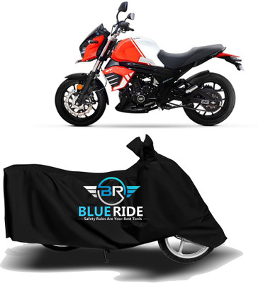 BLOERIDE Two Wheeler Cover for Mahindra(Mojo, Black)