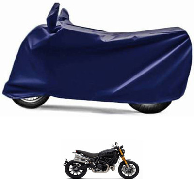 RONISH Waterproof Two Wheeler Cover for Ducati(Scrambler 1100, Blue)