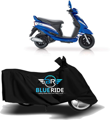 BLOERIDE Two Wheeler Cover for Mahindra(Rodeo UZO, Black)
