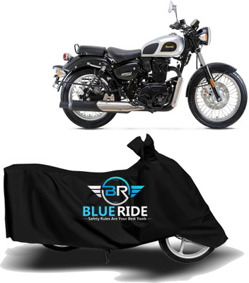 BLOERIDE Two Wheeler Cover for Benelli(Imperiale 400, Black)