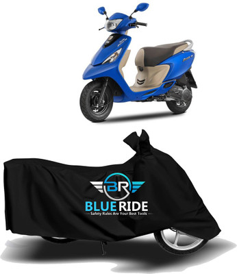 BLOERIDE Two Wheeler Cover for TVS(Zest, Black)