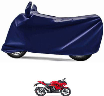 RONISH Waterproof Two Wheeler Cover for Suzuki(Gixxer SF 150, Blue)