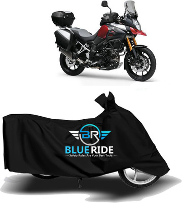 BLORIDE Two Wheeler Cover for Suzuki(V Strom 1000, Black)