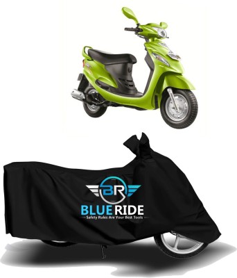 BLOERIDE Two Wheeler Cover for Mahindra(Rodeo RZ, Black)