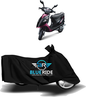 BLORIDE Two Wheeler Cover for TVS(Scooty Streak, Black)