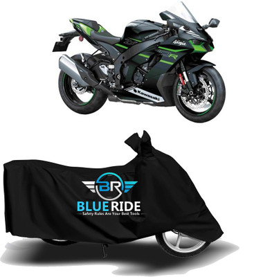BLORIDE Two Wheeler Cover for Kawasaki(Ninja ZX-10R, Black)