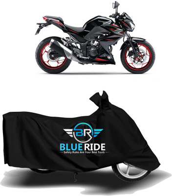 BLOERIDE Two Wheeler Cover for Kawasaki(Z250, Black)