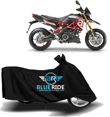 BLORIDE Two Wheeler Cover for Aprilia(Dorsoduro 900, Black)