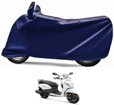 RONISH Waterproof Two Wheeler Cover for Hero(Pleasure+ 110, Blue)