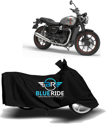 THE REAL ARV Waterproof Two Wheeler Cover for Triumph(Street Twin, Black)