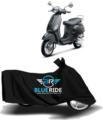 BLOERIDE Two Wheeler Cover for Vespa(Vespa VXL 150, Black)