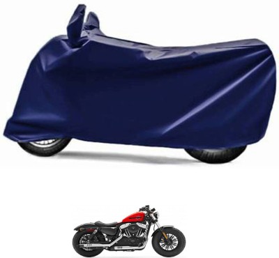 RONISH Waterproof Two Wheeler Cover for Harley Davidson(Forty Eight, Blue)